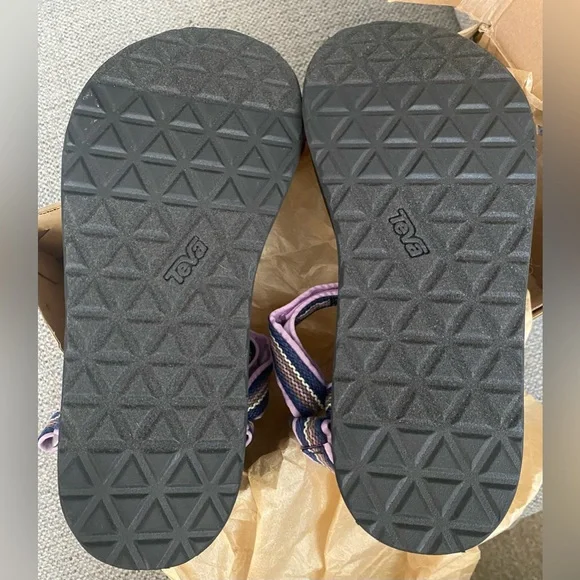 Teva Free People NWT Womens Midform Universal Woven Sandals Lupine/Black Size 9 - Picture 7 of 10